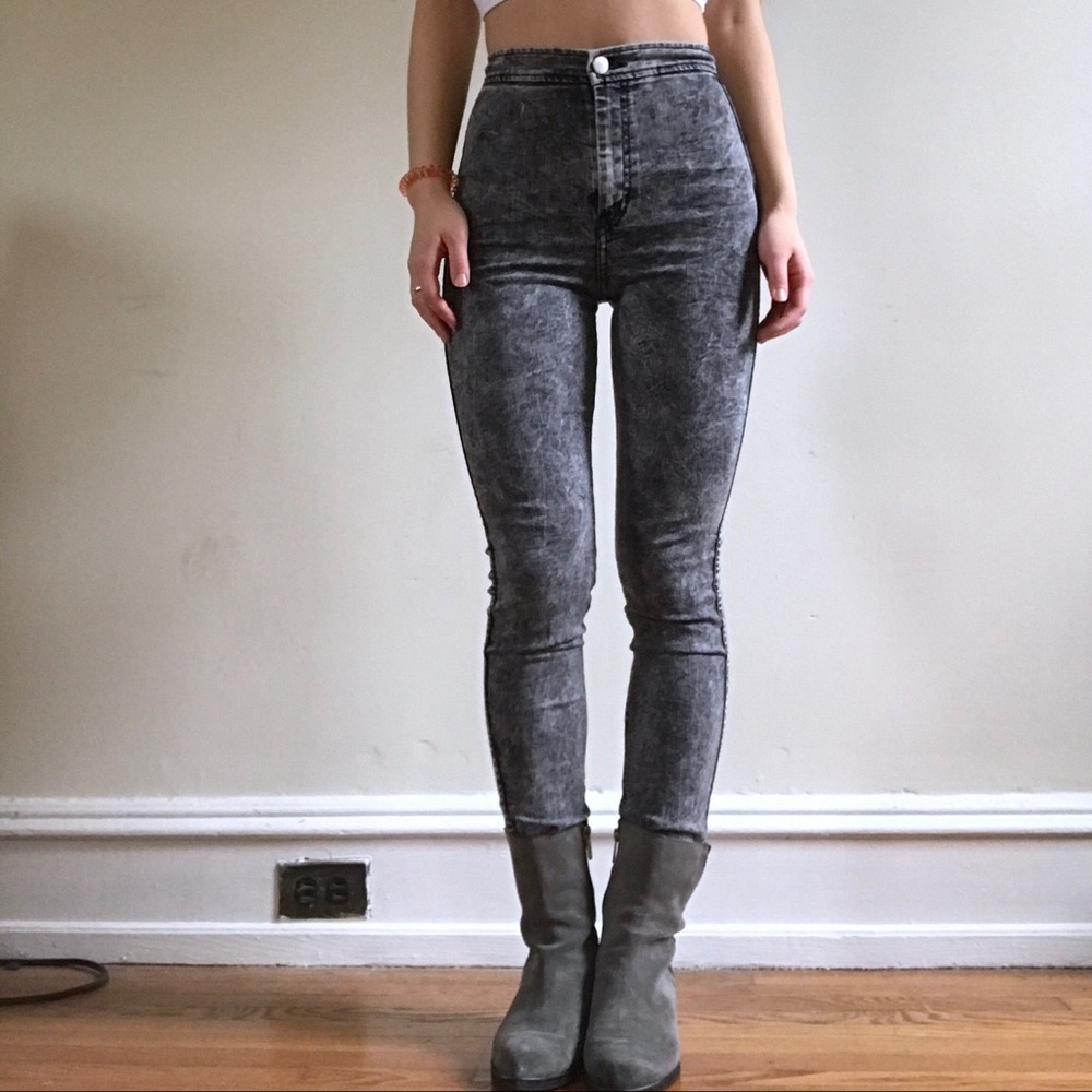 American apparel high rise jeans